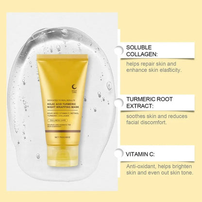 Kojic Acid Turmeric Night Wrapping Mask
